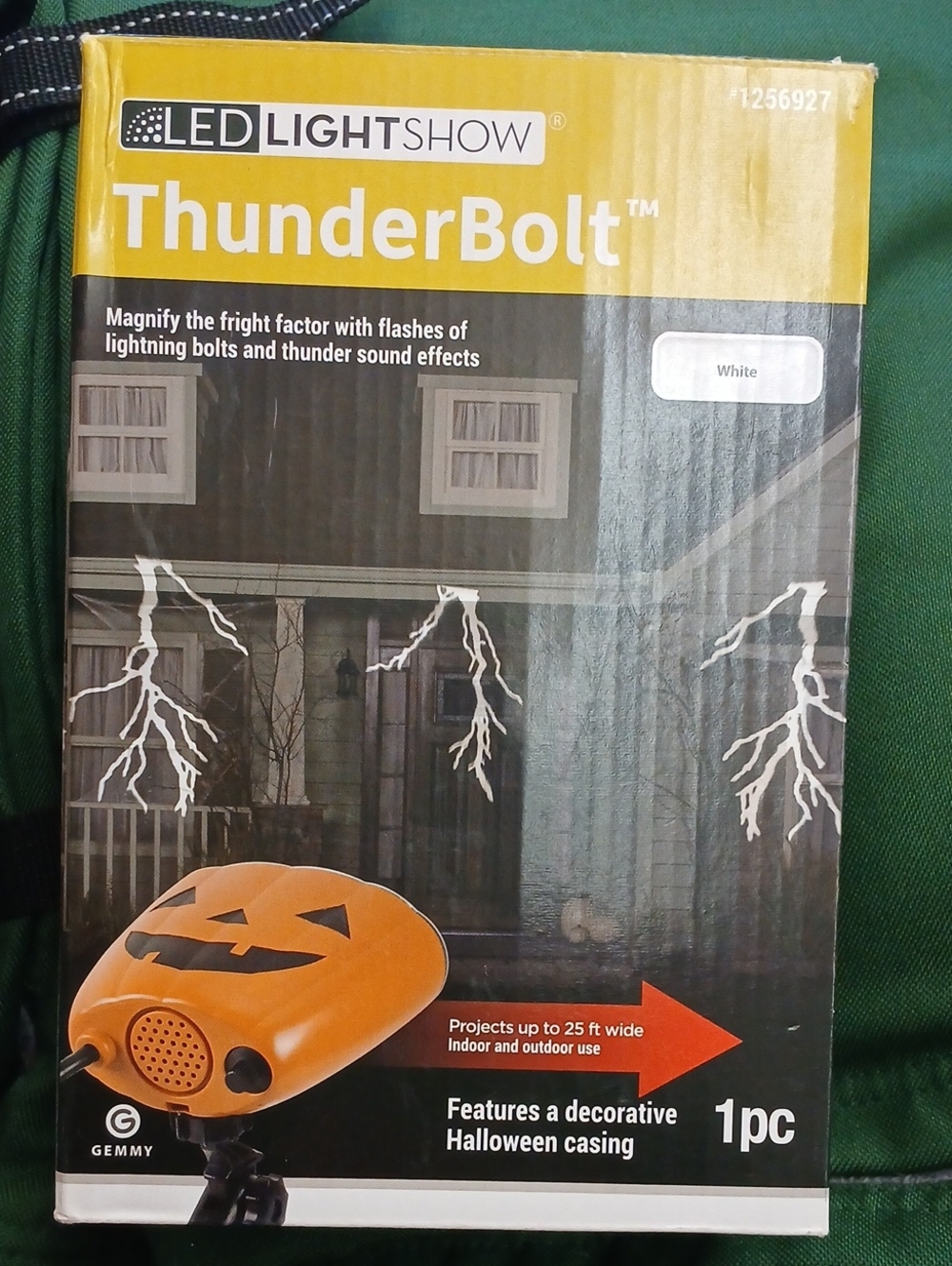 ThunderBolt White LED Halloween Projection (1 pc)